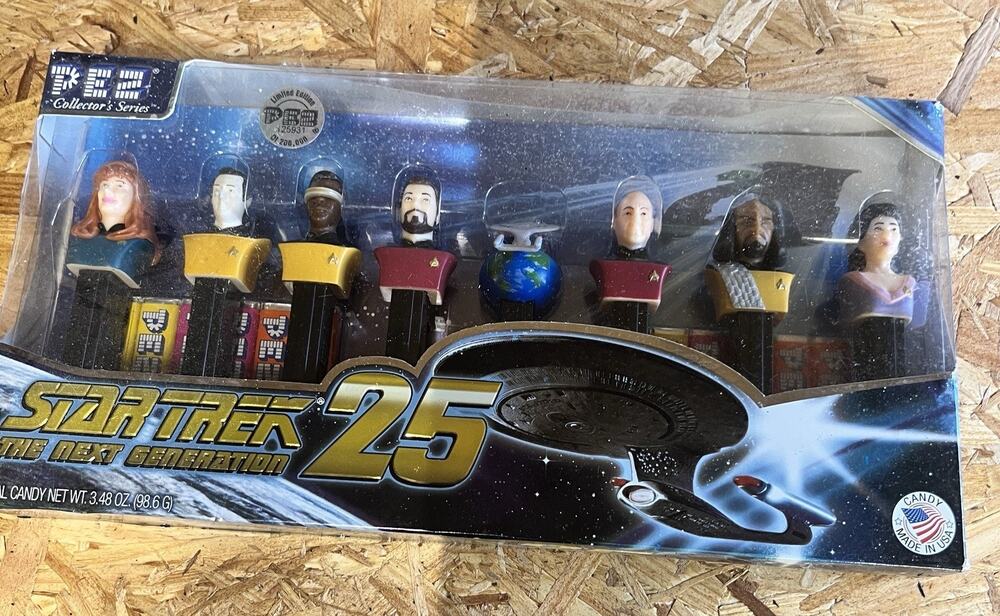 PEZ Star Trek The Next Generation Anniversary Collector's Series Set